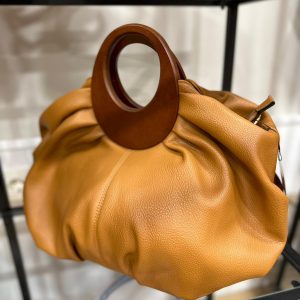 Bolso tote marrón