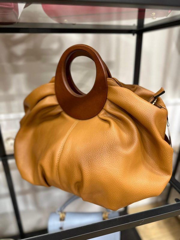 Bolso tote marrón