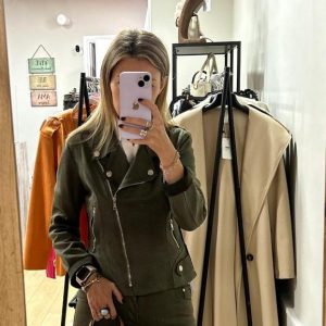 Chaqueta verde militar
