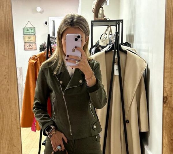 Chaqueta verde militar