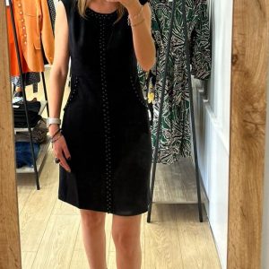 Vestido antelina negro