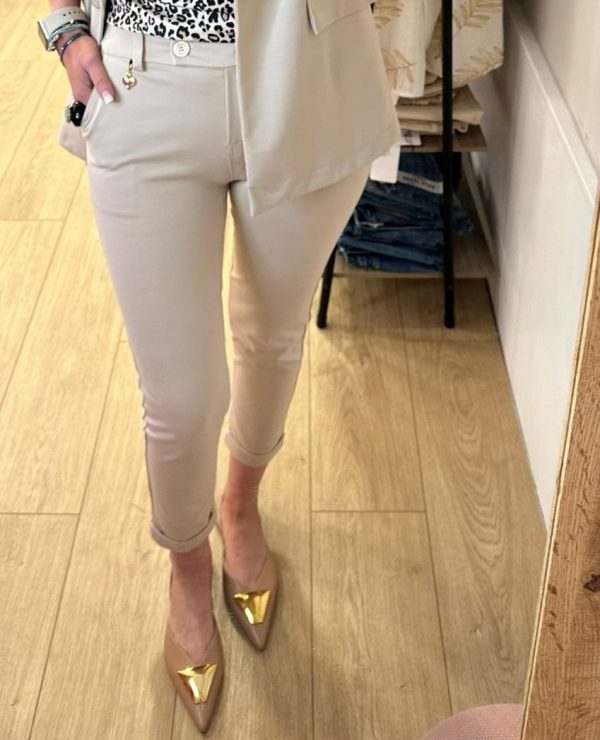 PANTALON TRAJE BEIGE