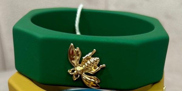 Brazalete abeja verde