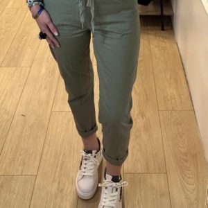 PANTALON FINO VERDE